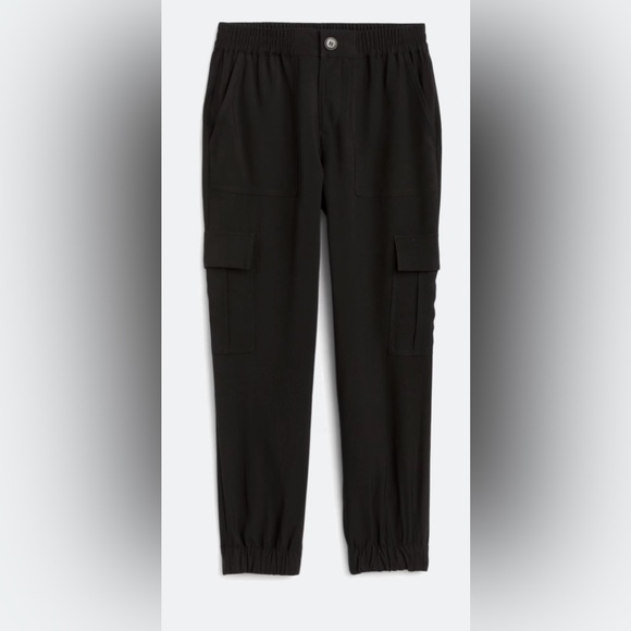 SANCTUARY Harmony Pants. Joggers with side cargo pockets. NWOT. Size 12. Black. - Picture 4 of 5